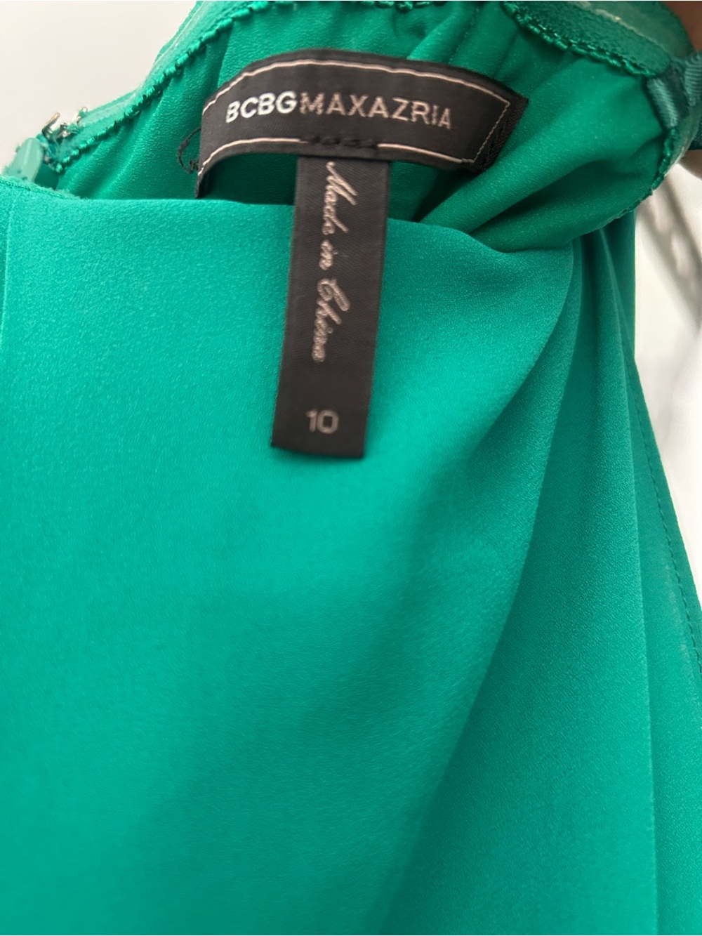 Green Cascade Ruffle Maxi - Picture 6 of 6